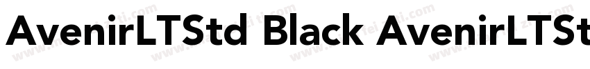 AvenirLTStd Black AvenirLTStd Light字体转换